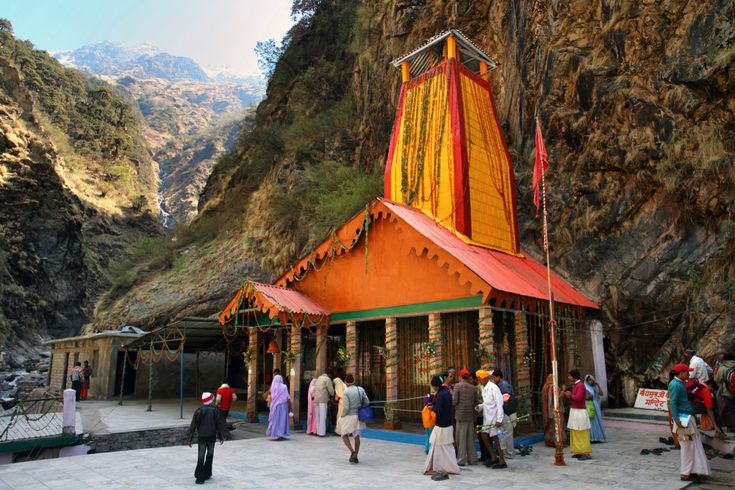 Yamunotri temple in Himalayas