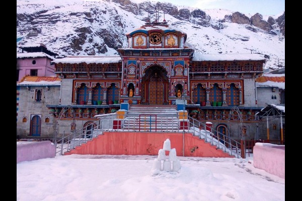 Badrinath Temple in Himalayas